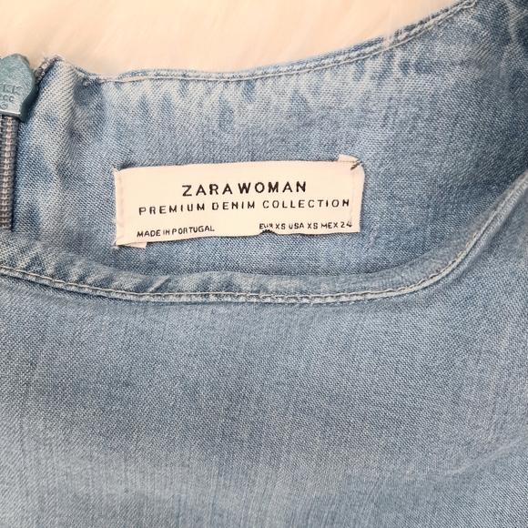 Zara Chambray Dress/Tunic - Picture 8 of 9